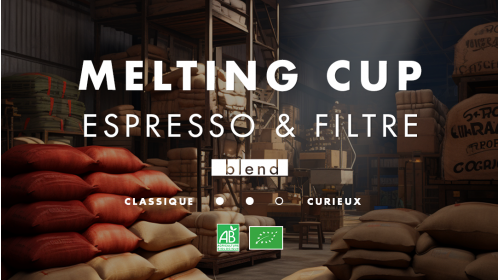 Mélange de café de spécialité pour espresso et filtre