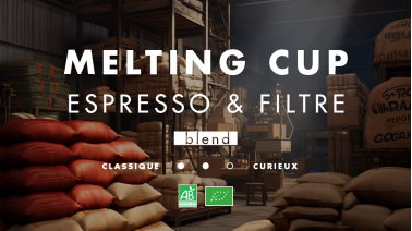Mélange de café de spécialité pour espresso et filtre