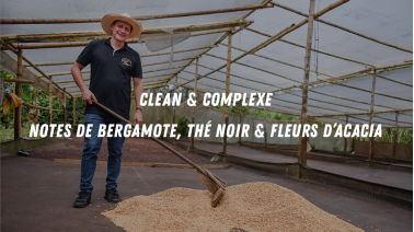 Sélection superfine, café de spécialité colombien au process lavé anaérobie. Profil gustatif unique et complexe !