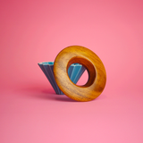 Socle Origami en bois